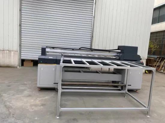 Ydm Industrial Roll to Roll and Flatbed Hybrid UV Digital Inkjet Printer